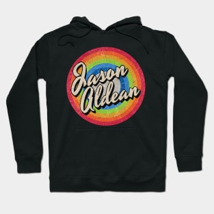 Vintage Style circle - jason Aldean Hoodie